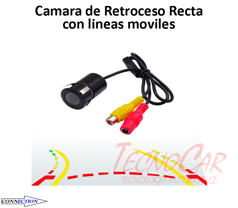 Cámara Retroceso Lineas Moviles